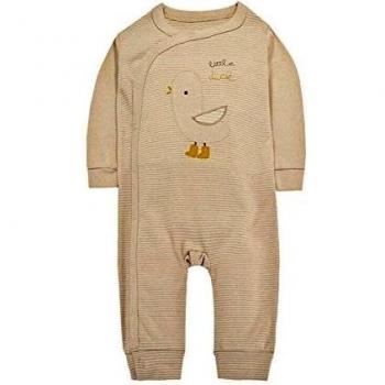 CuteOn Unisexo Bebé Orgánico Algodón Suave Bebé Ropa de dormir Manga larga Bodysuit Pato 3 Meses
