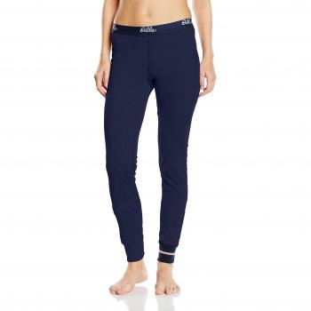 Chándal para mujer Odlo Warm Long John, otoño/invierno, mujer, color Azul - Azul marino, tamaño large