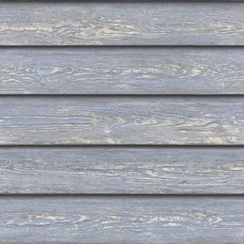 Papel Pintado Rasch Salsa 480535, Efecto Madera, Tejido No Tejido, 0.53 x 10.05 m, Color Azul, Cobertura de 5.33 m²