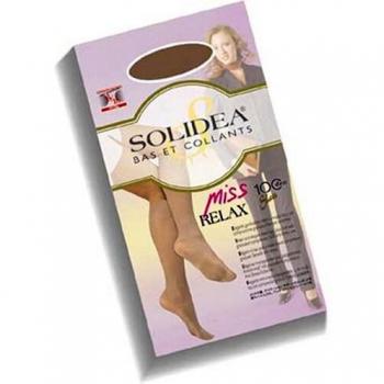 Medias Compresivas Miss Relax 100 Color Camel Talla 1