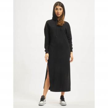 Urban Classics Women's Cropped Oversized High Neck Hooded Sweatshirt Dress