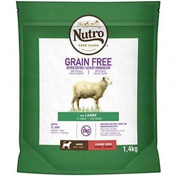 Nutro Grain free adult mini cordero 1,4 kg