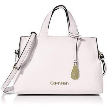 Calvin Klein - Neat Tote Md, Bolsos totes Mujer, Blanco