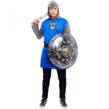 Disfraz de Caballero Medieval Azul para Adulto