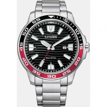 Reloj Citizen Eco-Drive AW1527-86E de Hombre con Esfera Negra, Caja y Brazalete de Acero Inoxidable, Reserva de Carga de 8 Meses y 3 Años
