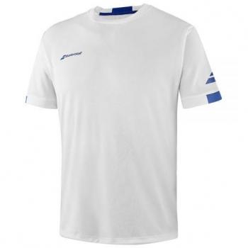 Camiseta Babolat Play Cn Tee - Camiseta de manga corta para hombres, color blanco, talla XL