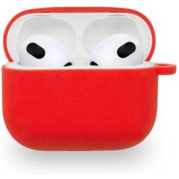 Funda Silicona Protectora para Airpods 3 Rojo