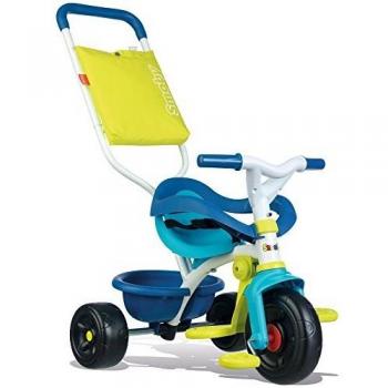 Triciclo Be Fun Confort azul con bolso y volquete