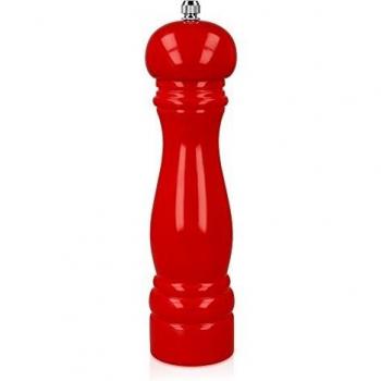 Metaltex - Molinillo Pimentero 21cm en madera lacada en color rojo