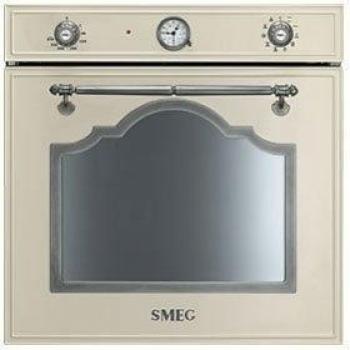 Smeg SF750PS - Horno (Medium (45 - 75 l total capacity), 72L, Eléctrico, Integrado, Cream, Giratorio)