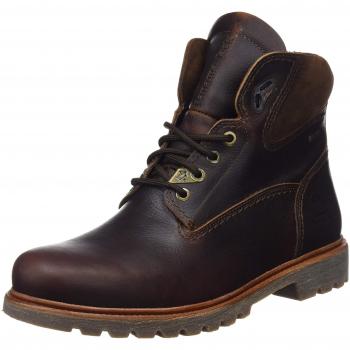 Panama Jack Men's Amur GTX Waterproof Leather Ankle Boots, Chestnut Brown, Size 47 EU