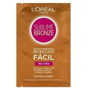 L'Oréal Sublime Bronze Toallitas Autobronceadoras Cuerpo & Cara (2 unidades)