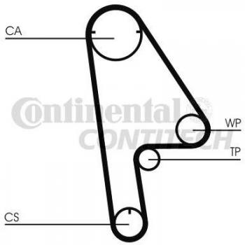 Correa de distribución CONTITECH CT1001