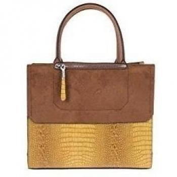 Parfois - Bolso De Asa Corta Indi - Mujeres - Tallas M - Mostaza Multicolor