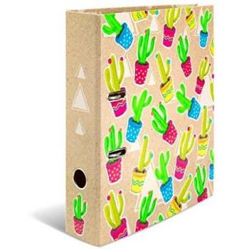Archivador Palanca Cartón 7 cm A4 Cactus Herma