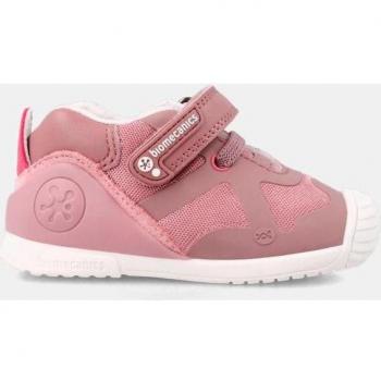 Zapatillas deportivas de bebés Biomecanics con suela blanca y cierre de cordón y adherente