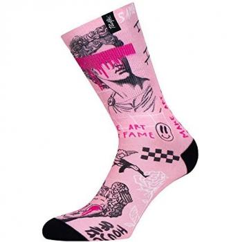 Calcetines Pacific & Co Smile Club Multicolor Unisex con tejido Coolmax, talla 37-41