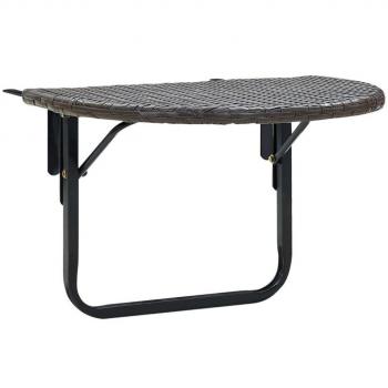 Sonata Balkon Mass, Kaffee, 60x60x50 cm, Poly ratan