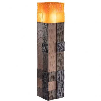 Lámpara Antorcha Minecraft 3D con Luz LED de 25 cm The Noble Collection