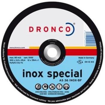 DRONCO AS36INOX-300 - Disco de corte metal AS 36 INOX Special de 300 x 2,8 mm