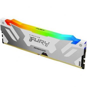 Kingston Technology FURY 32GB 6400MT/s DDR5 CL32 DIMM Renegade RGB White XMP