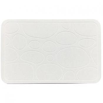 Alfombra de baño Mr Dry con diseño de burbujas, 60 x 39 cm, altura 0.9 cm, autoabsorbente y rígida