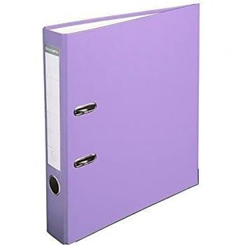 Exacompta 918400B - Archivador de palanca polipropileno, Lila, Lomo 50mm, A4, 320x290 mm, 1 pieza