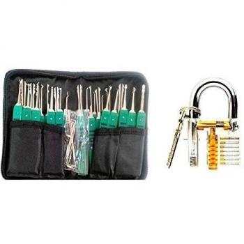 Bullkeys Brand New Master Tooling Full System With 32 Pcs Maintain Combination and a Transparent Lock for Players Practice
