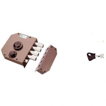 Cerradura golpe-llave esmaltado derecha Mottura CS61012D