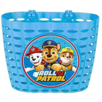 Cesta de bicicleta para niños Paw Patrol, color azul claro, con diseño de Seven Patte
