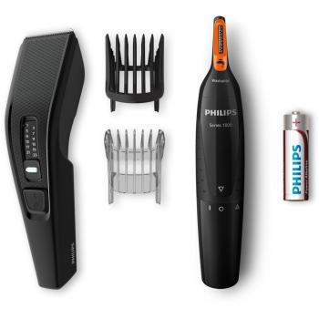 Philips Series 3000 HC3510/85 Cortapelos con cuchillas de acero inoxidable y naricero NT1150