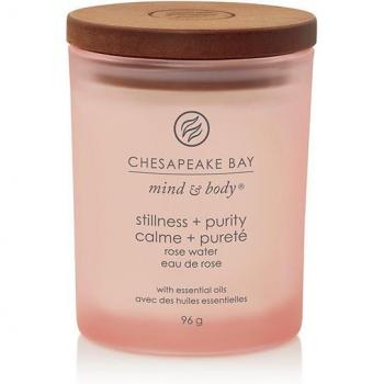 Chesapeake Bay Mind & Body Stillness & Purity Rose Water Scented Candle 96g