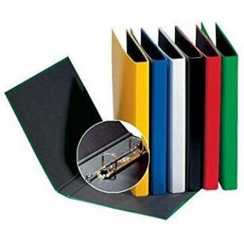 Carpeta de Anillas PAGNA Basic Colours A4, 2 Anillas, Diámetro 20mm, Negro