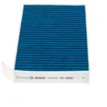 Filtro de habitáculo BOSCH A8583 - Antibacterias, eficaz contra gases malolientes, virus, moho, partículas finas y alérgenos