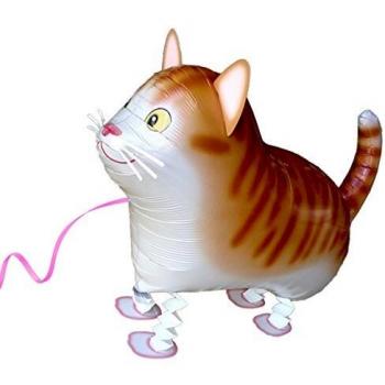 Manga World Store Globo con Forma de Gato Que Camina, DE Color, r2245 