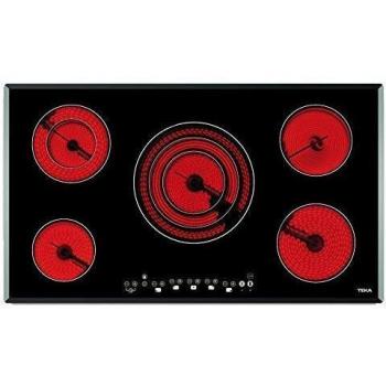Teka | Placa Vitrocerámica | Modelo TR 951 | 5 Zonas | Touch Control | Negro | 90 x 51 cm