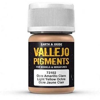 Vallejo 30 ml pigmentos, color Light Yellow Ocre