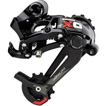 Sram MTB X0 Type 2.1 10-Speed Short Cage - Desviador para bicicletas, color rojo, talla Short  Cage