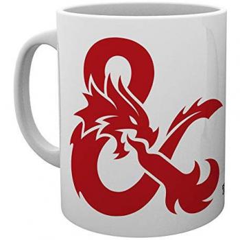 Taza Cerámica Oficial Mazmorras y Dragones 320 ml - Merchandising Original