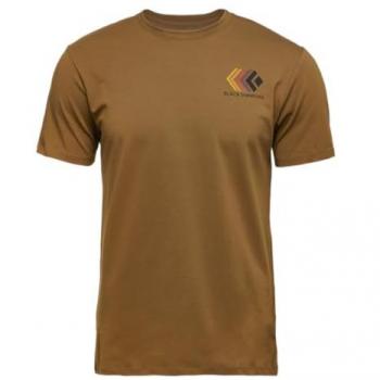 Black Diamond Men's Faded T-Shirt - Size: Small, Color: Dark Curry