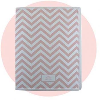 Carpeta 4 Anillas 25mm Decorada North Glace A4+ Rosa 32x2x26 Cms