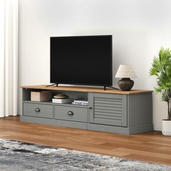 Mueble para TV VIGO de madera maciza de pino gris 156x40x40 cm