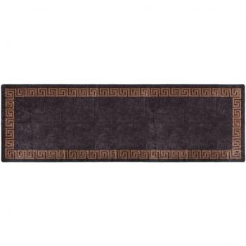 VidaXL Alfombra rectangular lavable y antideslizante 80x300 cm