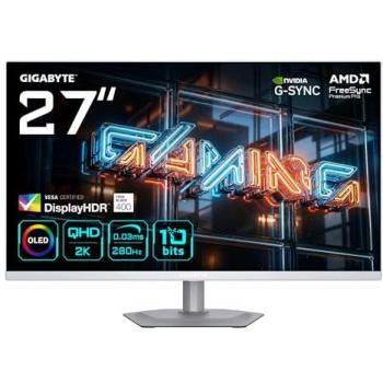Monitor Gaming GIGABYTE GO27Q24G 27 QHD OLED 240Hz 0.03ms FreeSync Premium G-Sync Compatible HDMI DisplayPort USB-C