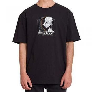 Volcom Gridlock Bxy SS Camiseta, Hombre, Black, S