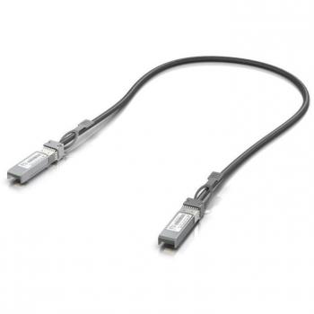 Ubiquiti UACC-DAC-SFP10-0.5M 0.5 Meter SFP+ Active Direct Attach Copper Cable, InfiniBand/fibre optic cable, Black