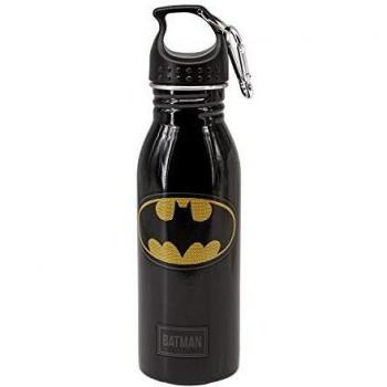 KARACTERMANIA Batman Batsignal-Botella de Agua, Negro