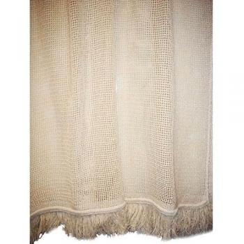 Cortina Marseillais Tejida Écru 250 x 140 cm