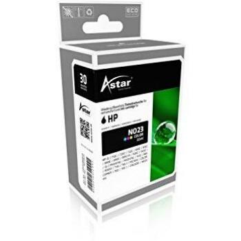 Cartucho de Tinta Astar Color (Sustituye HP C1823DE, 23) - Compatible con Impresoras HP