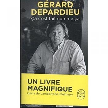 Ca s'est fait comme ça - Gérard Depardieu (Libro de bolsillo y LP)
